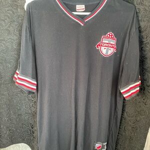 Mitchell & Ness toronto fc Black and Red  Shirt